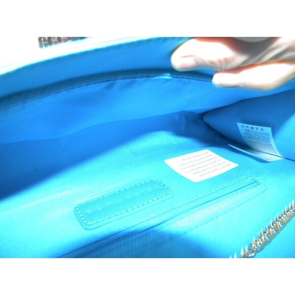 Trina Turk Summer Floral Clutch Bag NWT L12"xH2.5"xW5" Vegan - Picture 8 of 10